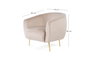 Atelier Del Sofa Sillón Orejero Beige 70x82x82 cm